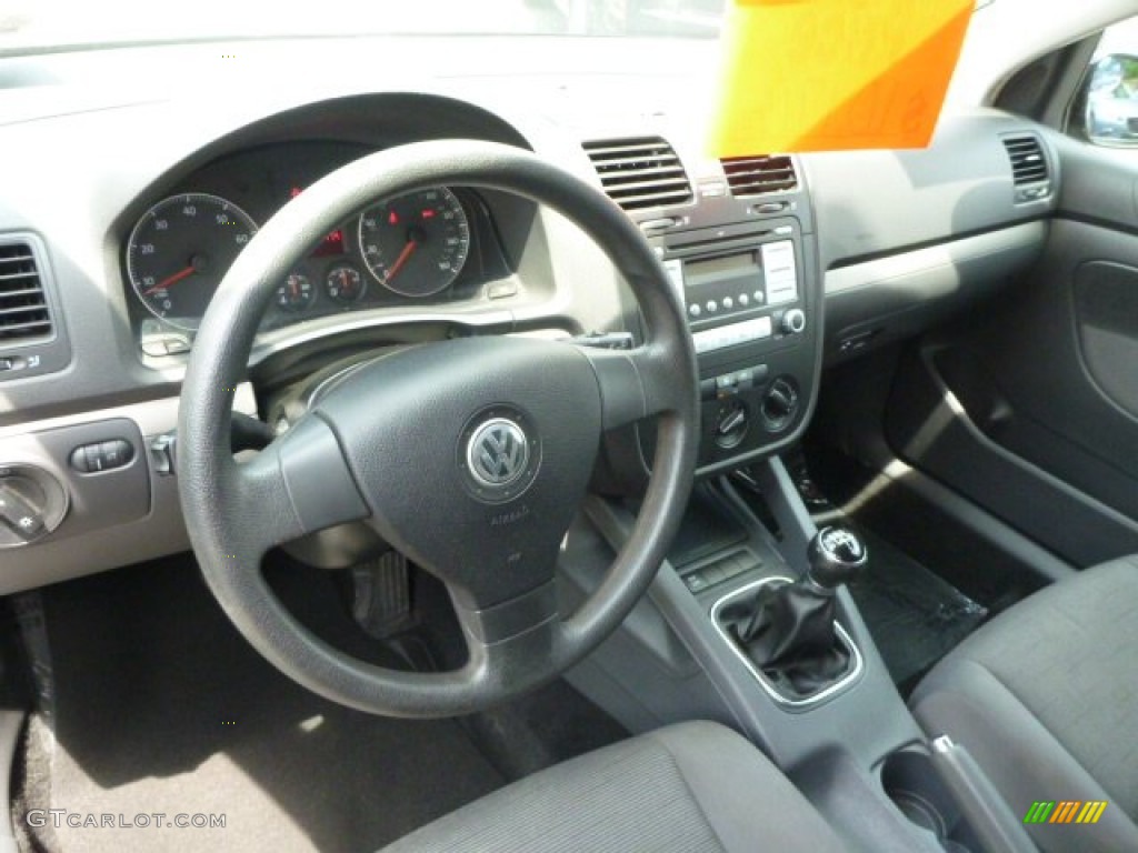 2009 Rabbit 2 Door - Black / Anthracite photo #6