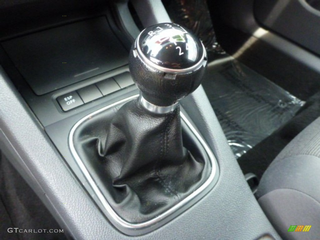 2009 Rabbit 2 Door - Black / Anthracite photo #7