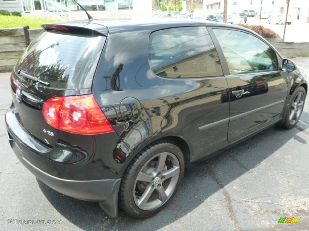 2009 Rabbit 2 Door - Black / Anthracite photo #13