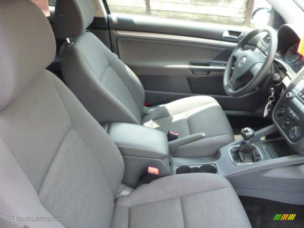 2009 Rabbit 2 Door - Black / Anthracite photo #17