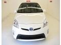 2014 Blizzard White Pearl Toyota Prius Three Hybrid  photo #2