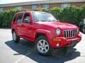 2004 Flame Red Jeep Liberty Limited 4x4  photo #3