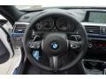 Black 2015 BMW 4 Series 435i Gran Coupe Steering Wheel