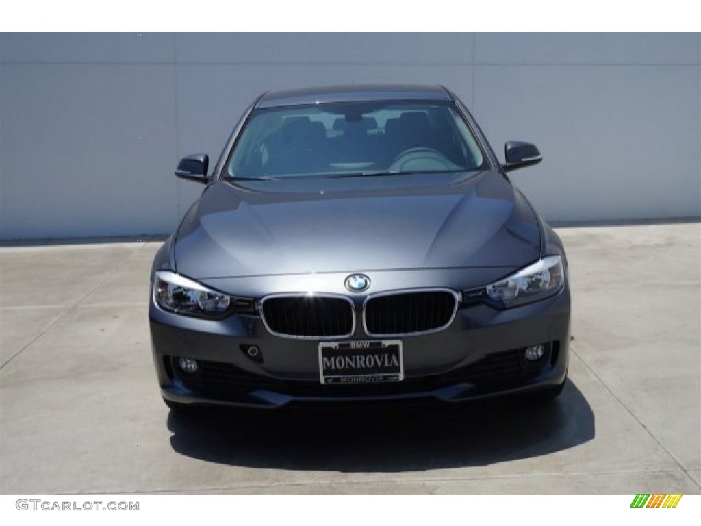 2014 3 Series 320i Sedan - Mineral Grey Metallic / Black photo #3