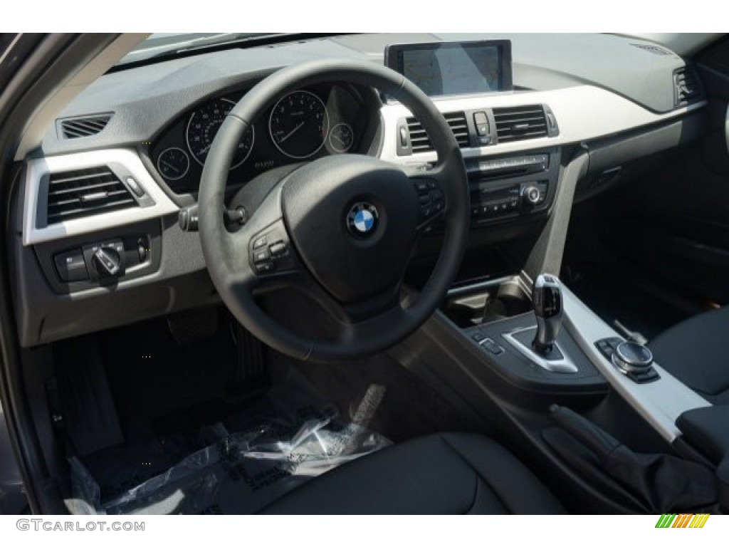 2014 3 Series 320i Sedan - Mineral Grey Metallic / Black photo #6