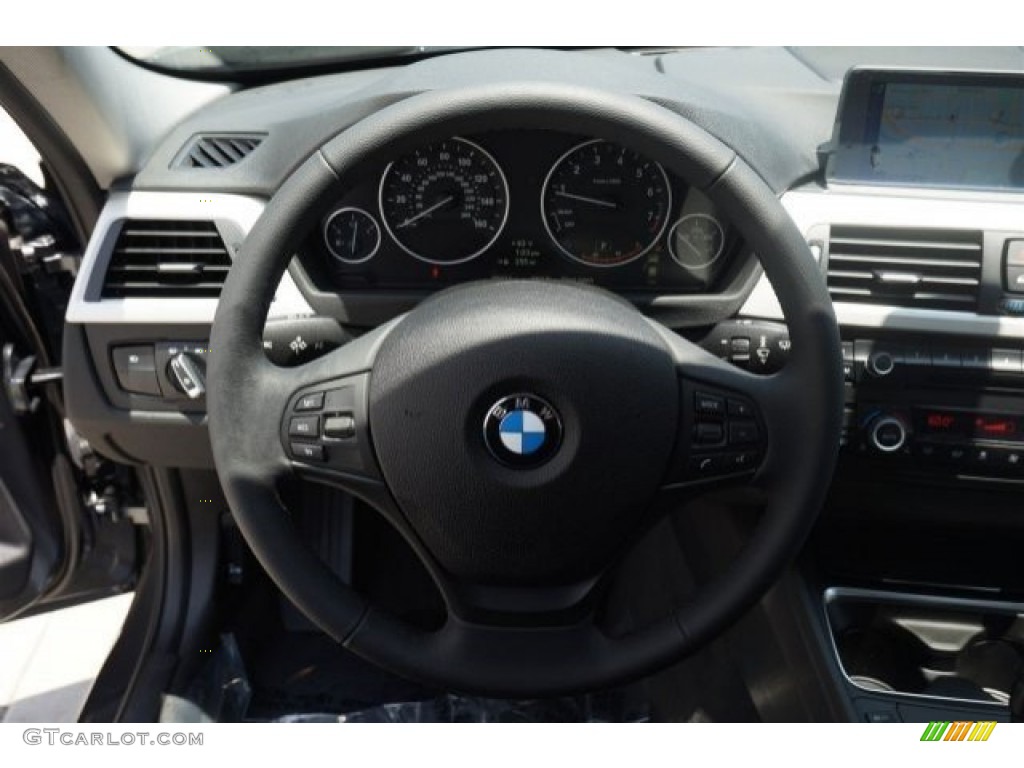 2014 3 Series 320i Sedan - Mineral Grey Metallic / Black photo #9