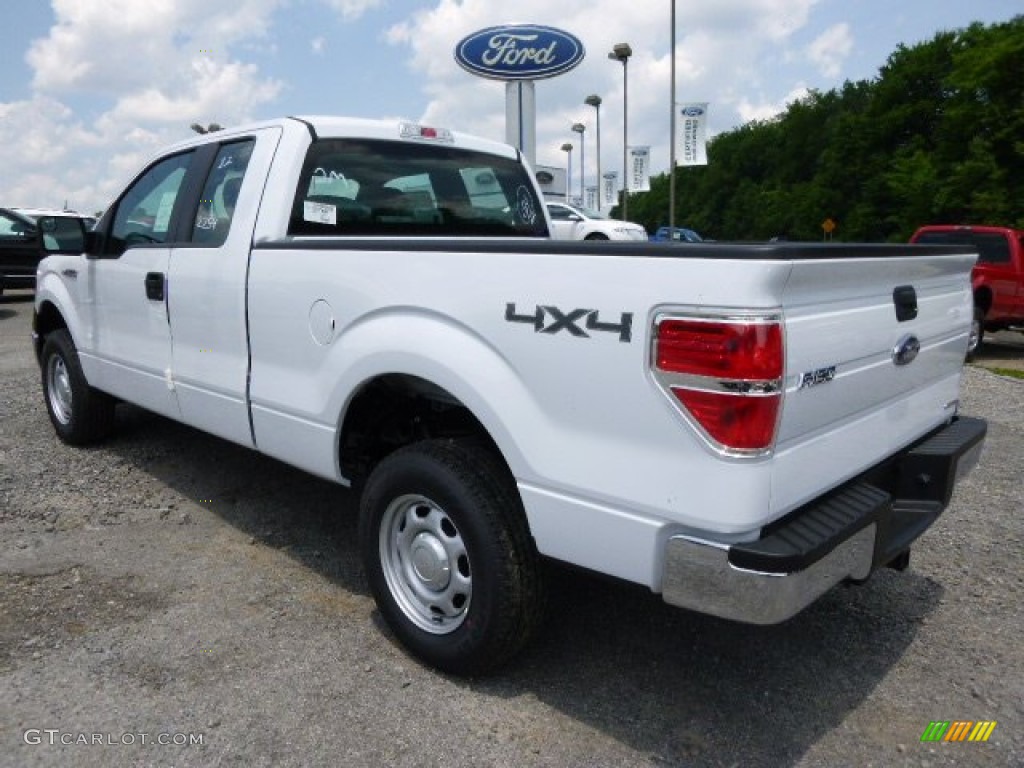 2014 F150 XL SuperCab 4x4 - Oxford White / Steel Grey photo #6