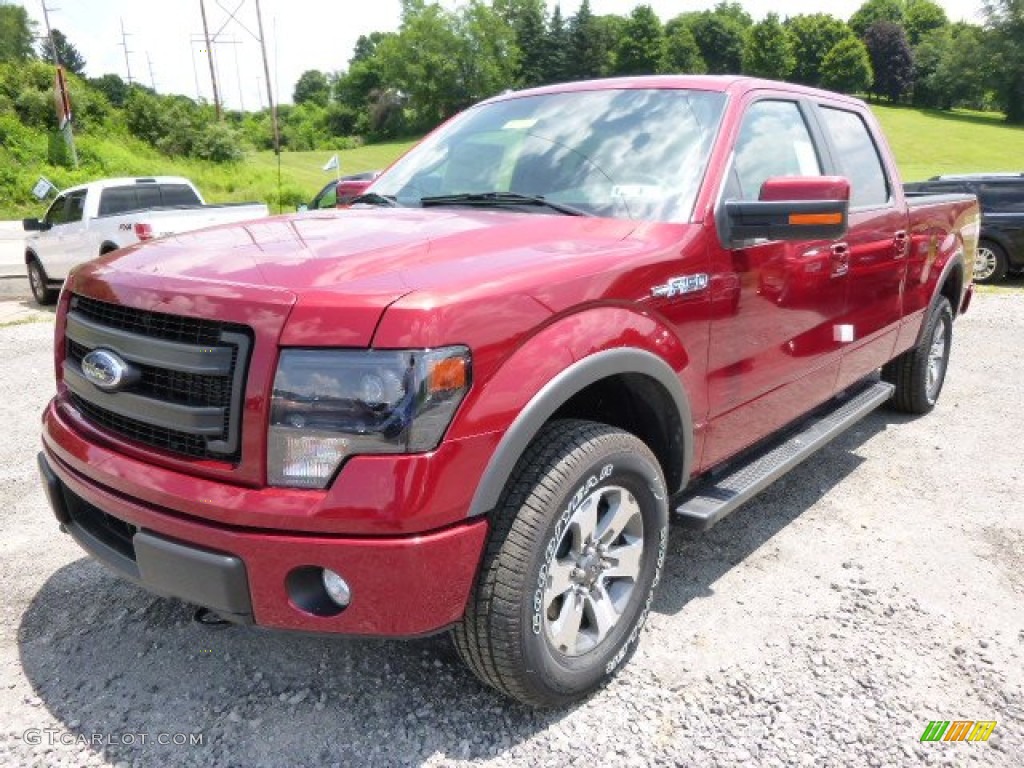 2014 F150 FX4 SuperCrew 4x4 - Ruby Red / Black photo #4