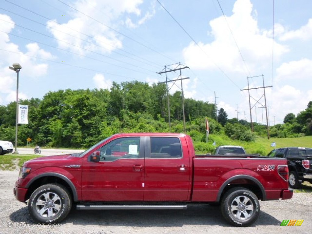 2014 F150 FX4 SuperCrew 4x4 - Ruby Red / Black photo #5