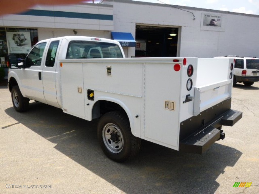 2015 F250 Super Duty XL Super Cab 4x4 Utility - Oxford White / Steel photo #6