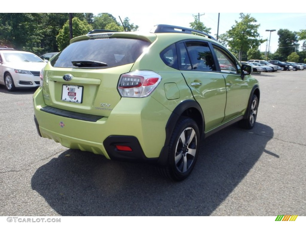 2014 XV Crosstrek Hybrid - Plasma Green / Black photo #5