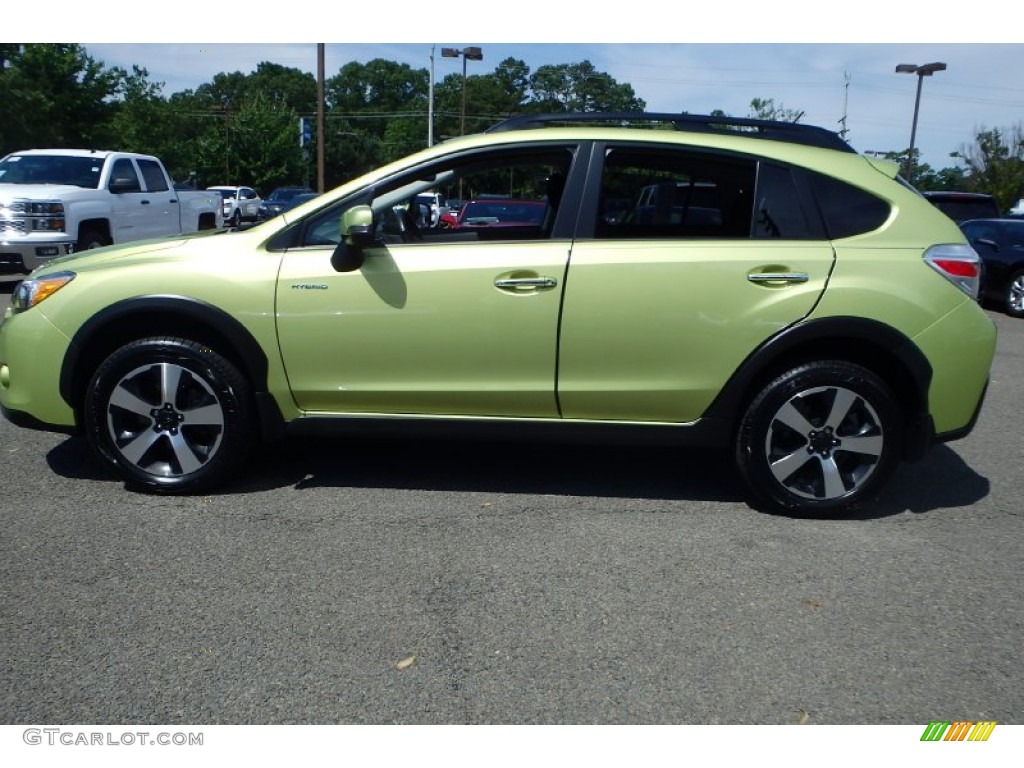 2014 XV Crosstrek Hybrid - Plasma Green / Black photo #8
