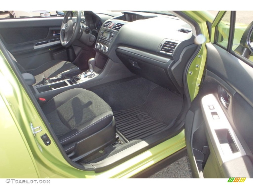 2014 XV Crosstrek Hybrid - Plasma Green / Black photo #11