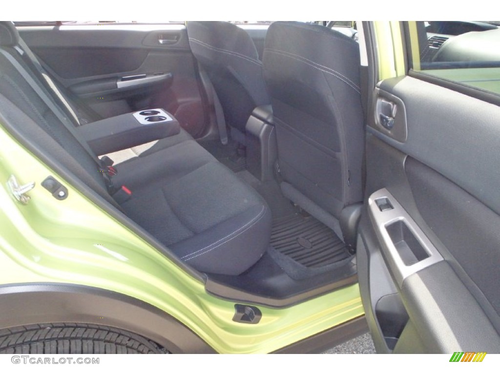 2014 XV Crosstrek Hybrid - Plasma Green / Black photo #13