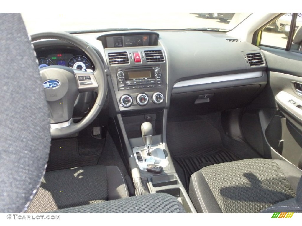2014 XV Crosstrek Hybrid - Plasma Green / Black photo #14