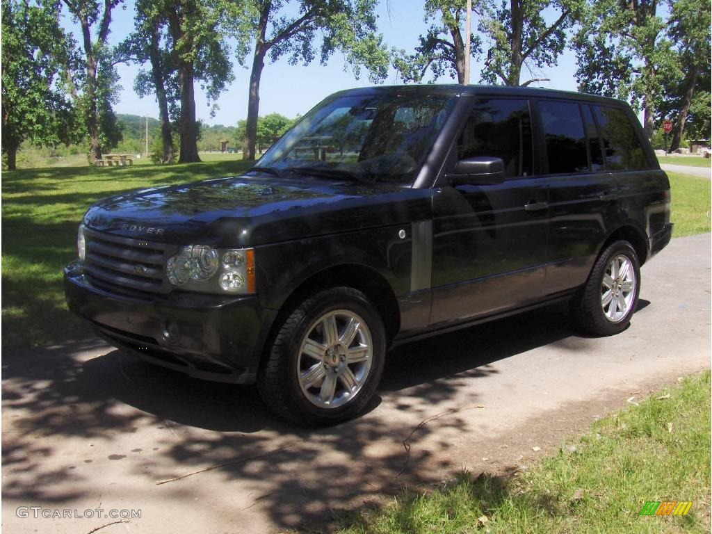 2008 Range Rover V8 HSE - Tonga Green Pearlescent / Sand photo #1