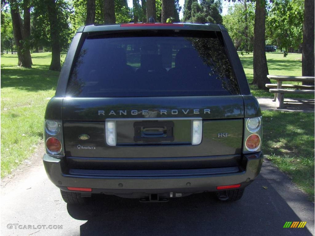2008 Range Rover V8 HSE - Tonga Green Pearlescent / Sand photo #4