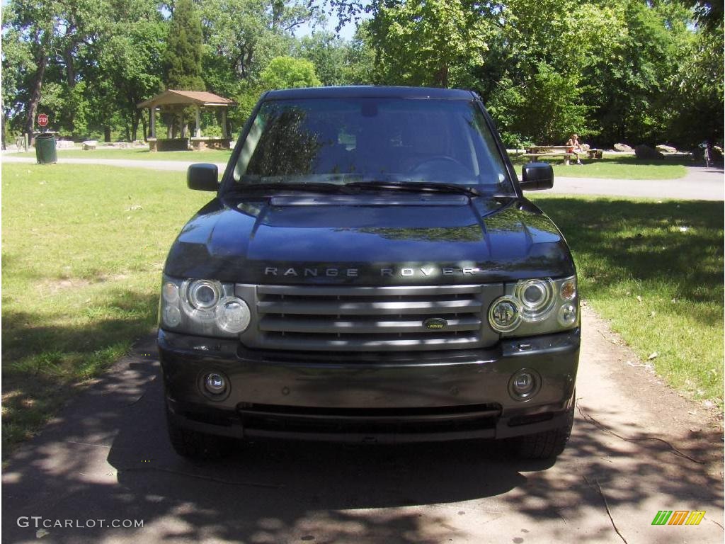 2008 Range Rover V8 HSE - Tonga Green Pearlescent / Sand photo #9