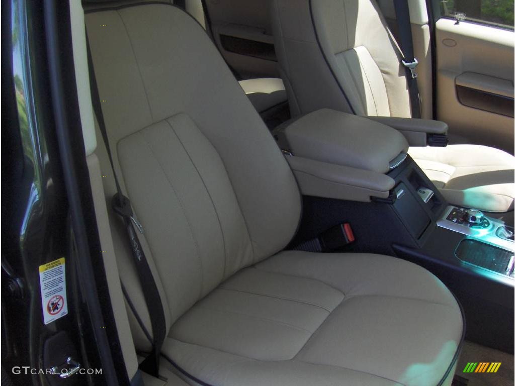 2008 Range Rover V8 HSE - Tonga Green Pearlescent / Sand photo #13