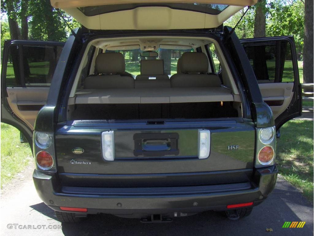 2008 Range Rover V8 HSE - Tonga Green Pearlescent / Sand photo #22