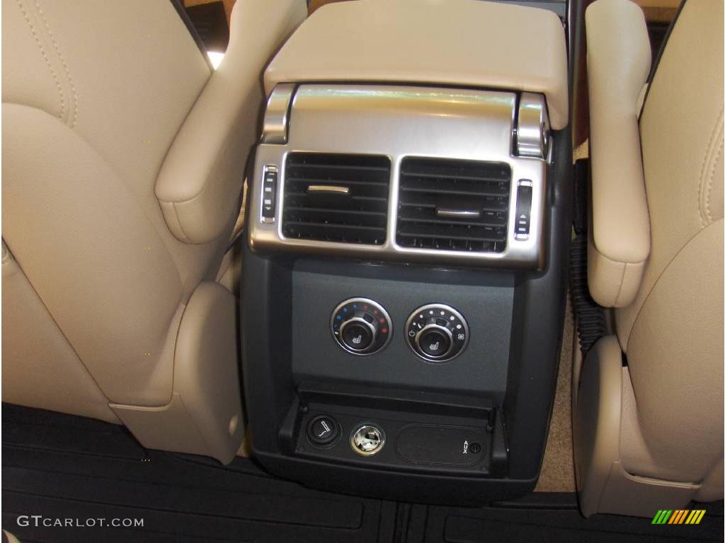 2008 Range Rover V8 HSE - Tonga Green Pearlescent / Sand photo #23