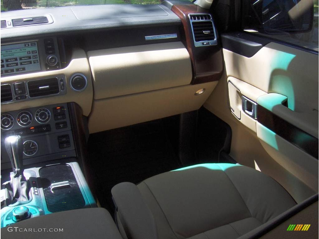2008 Range Rover V8 HSE - Tonga Green Pearlescent / Sand photo #25