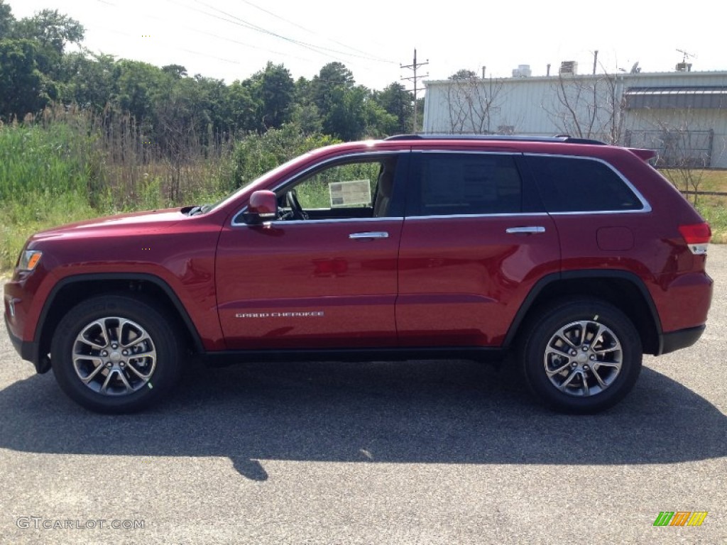 2014 Grand Cherokee Limited 4x4 - Deep Cherry Red Crystal Pearl / New Zealand Black/Light Frost photo #3