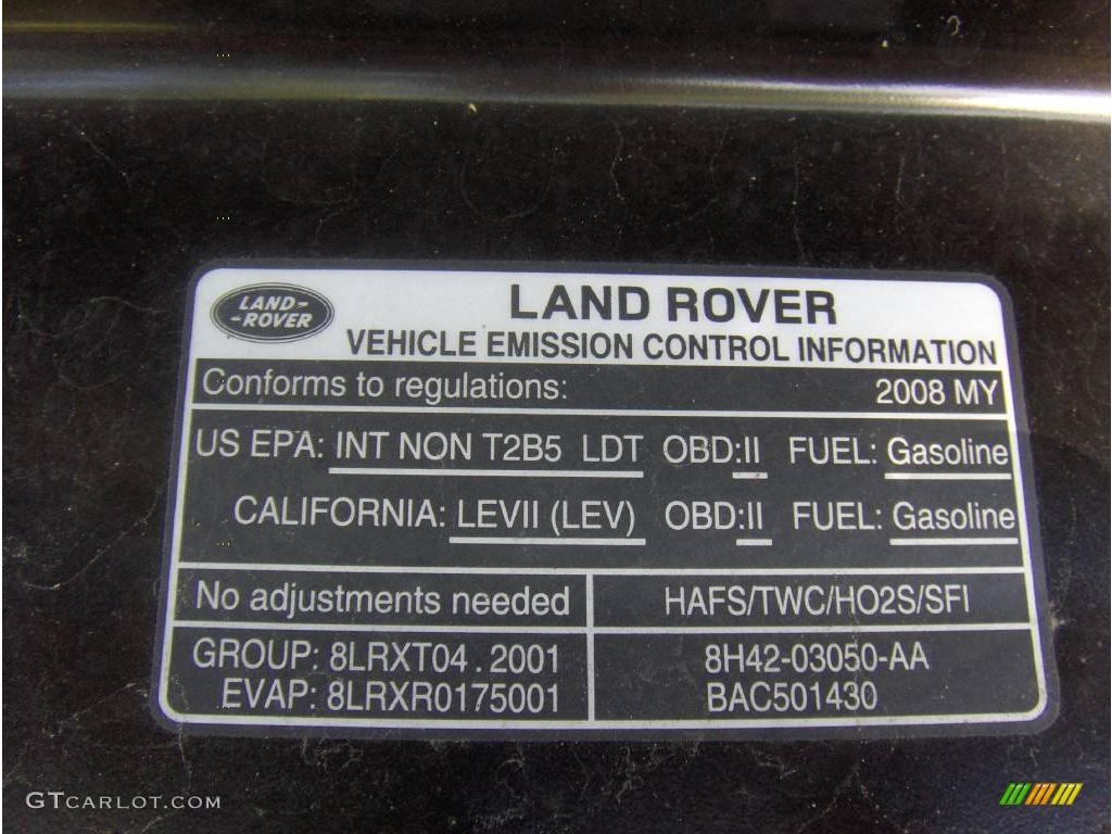2008 Range Rover V8 HSE - Tonga Green Pearlescent / Sand photo #29