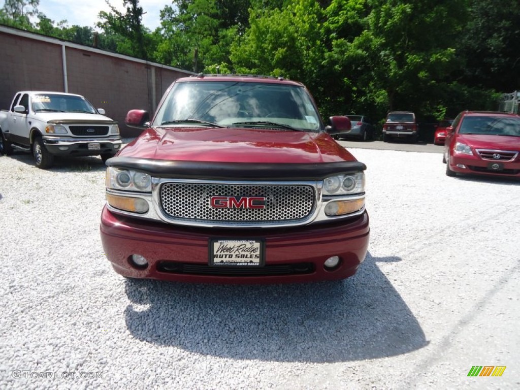 2004 Yukon XL Denali AWD - Sport Red Metallic / Sandstone photo #3