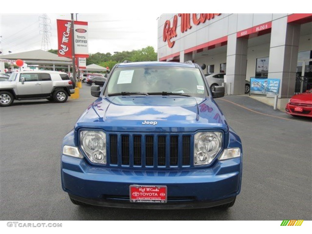 2009 Liberty Sport - Deep Water Blue Pearl / Dark Slate Gray photo #2