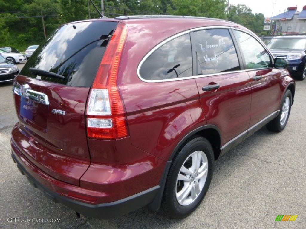 2011 CR-V EX 4WD - Tango Red Pearl / Gray photo #5