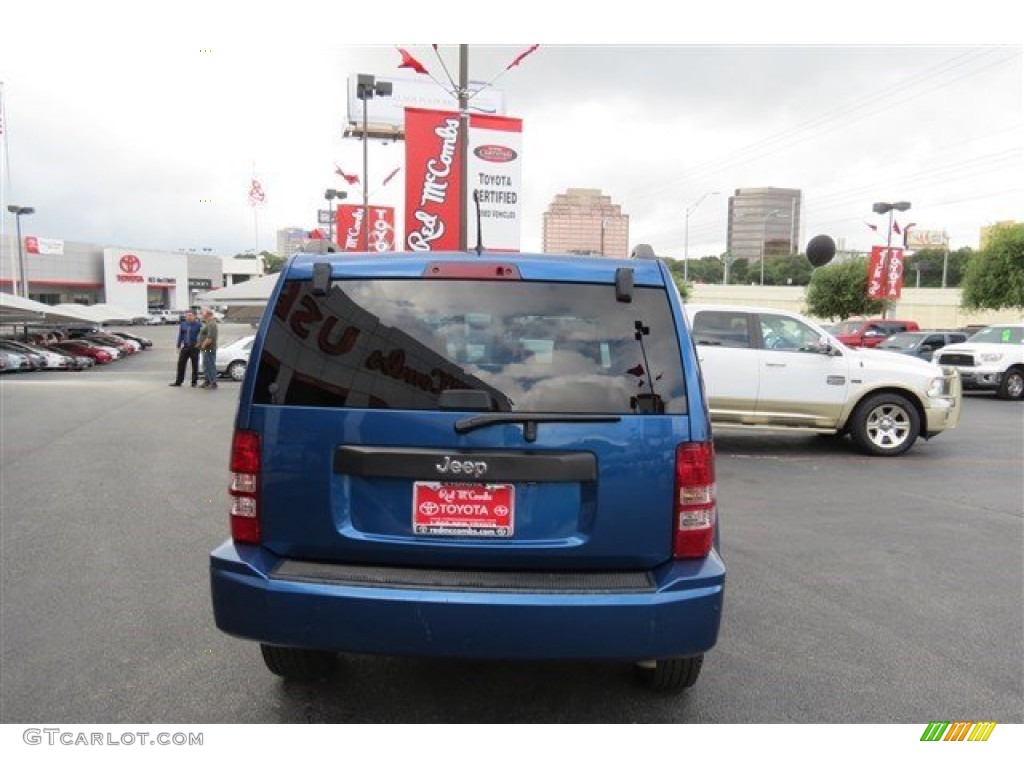 2009 Liberty Sport - Deep Water Blue Pearl / Dark Slate Gray photo #6