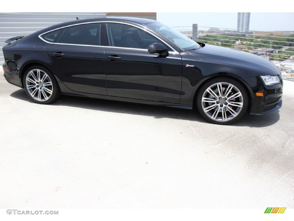 Brilliant Black 2013 Audi A7 3.0T quattro Premium Exterior Photo #94925898