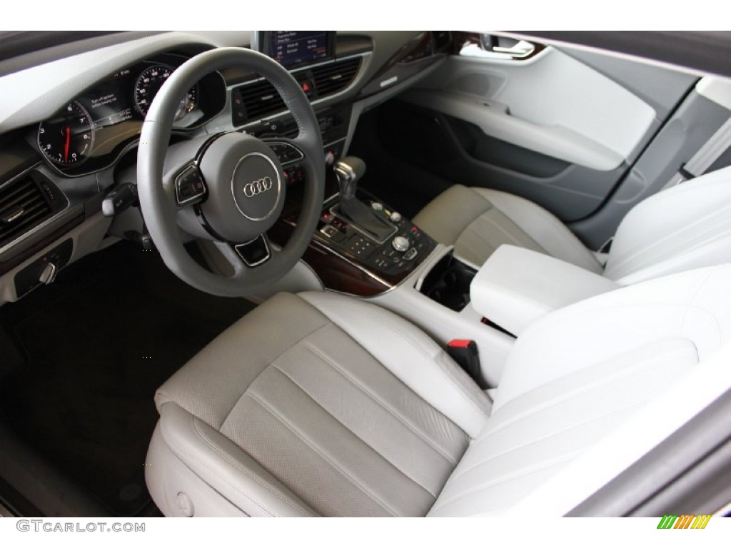 Titanium Gray Interior 2013 Audi A7 3.0T quattro Premium Photo #94926057