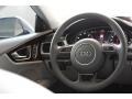 Titanium Gray 2013 Audi A7 3.0T quattro Premium Steering Wheel