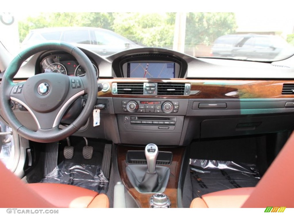 2011 BMW 3 Series 328i Sedan Chestnut Brown Dakota Leather Dashboard Photo #94926732
