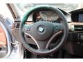 2011 BMW 3 Series Chestnut Brown Dakota Leather Interior Steering Wheel Photo
