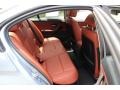 2011 BMW 3 Series Chestnut Brown Dakota Leather Interior Rear Seat Photo