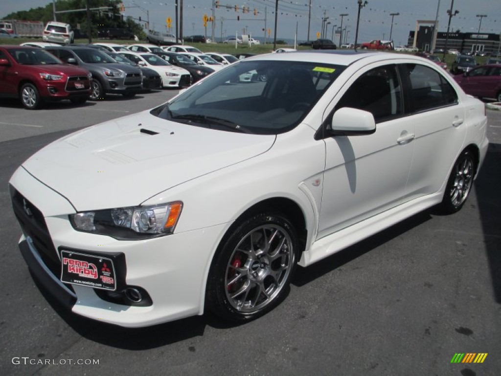 2014 Lancer Evolution MR - Wicked White / Black photo #3
