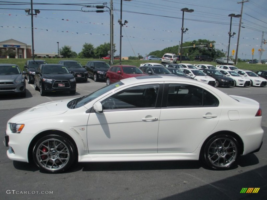 Wicked White 2014 Mitsubishi Lancer Evolution MR Exterior Photo #94927854