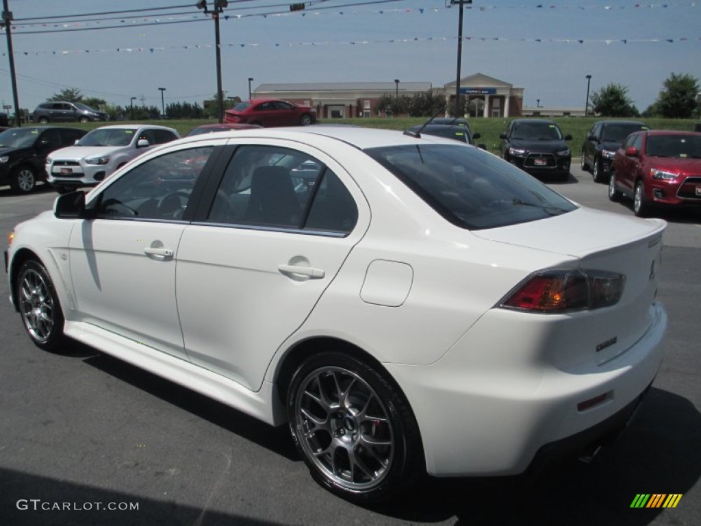 2014 Lancer Evolution MR - Wicked White / Black photo #5