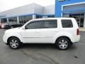 2013 White Diamond Pearl Honda Pilot Touring 4WD  photo #2