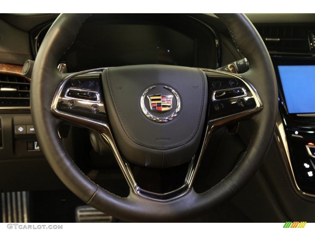 2014 CTS Sedan - Majestic Plum Metallic / Kona Brown/Jet Black photo #7