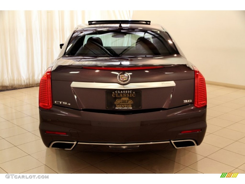 2014 CTS Sedan - Majestic Plum Metallic / Kona Brown/Jet Black photo #23