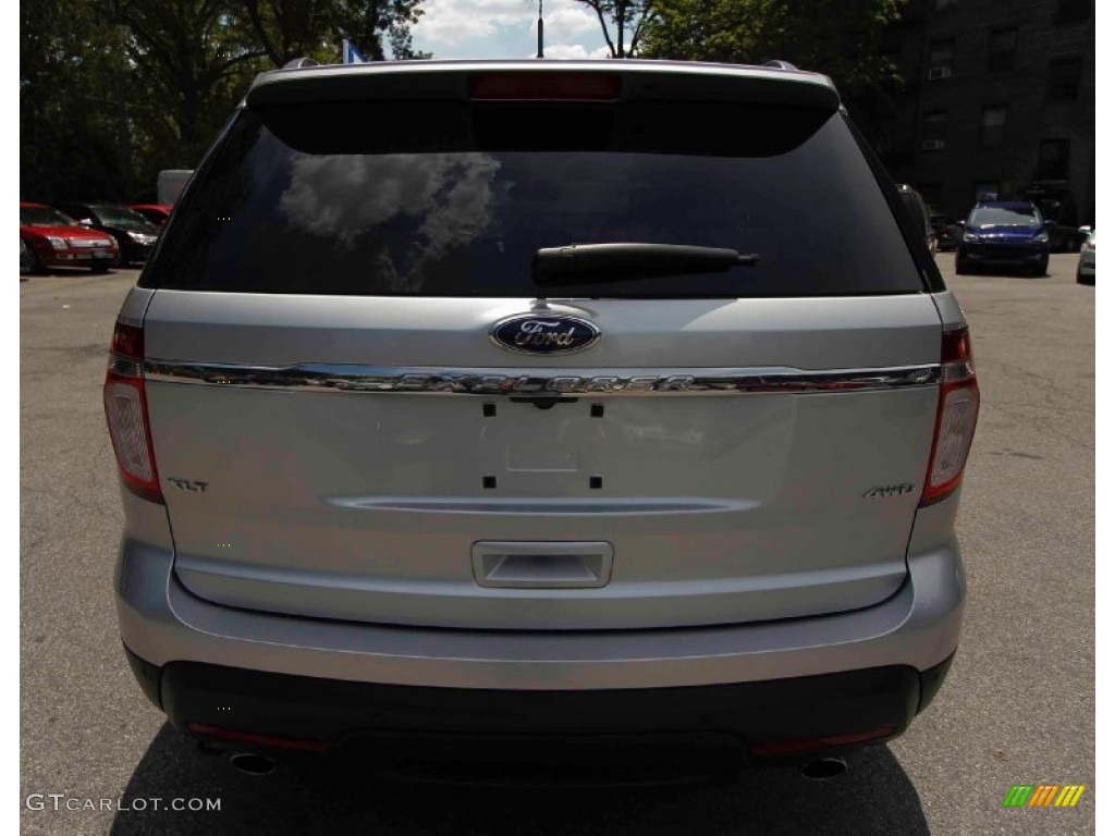 2012 Explorer XLT 4WD - Ingot Silver Metallic / Charcoal Black photo #5