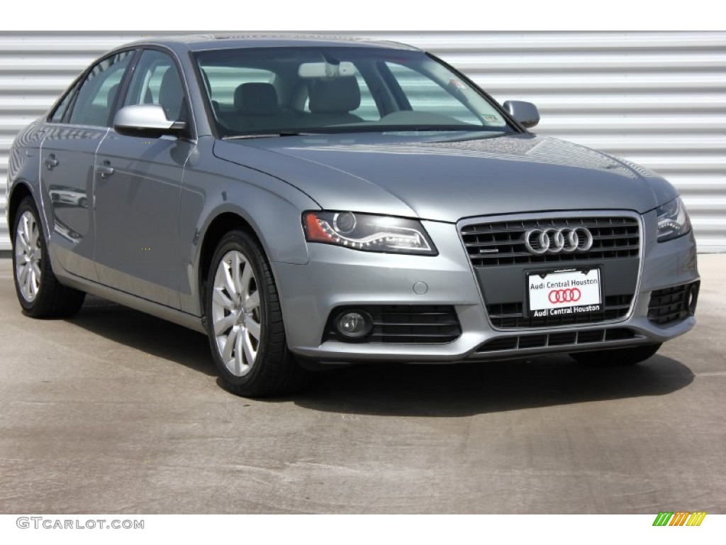 2011 A4 2.0T quattro Sedan - Quartz Grey Metallic / Light Gray photo #1