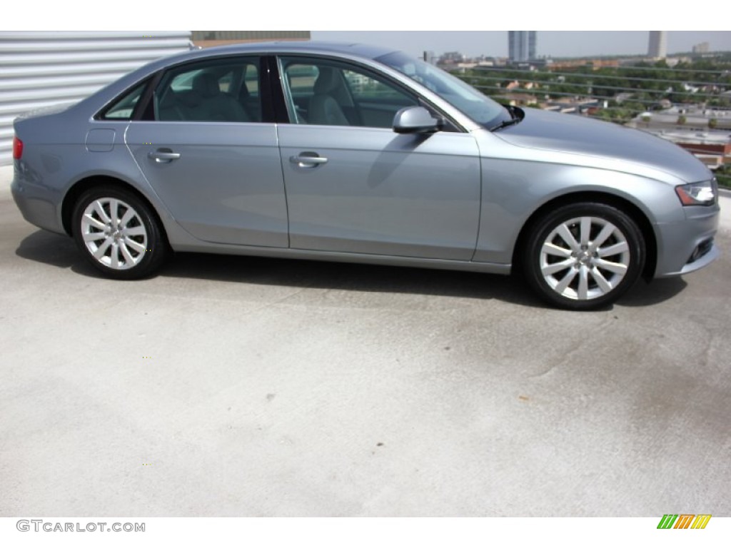 2011 A4 2.0T quattro Sedan - Quartz Grey Metallic / Light Gray photo #9