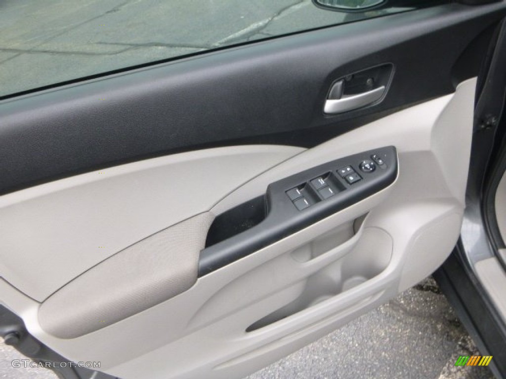 2012 Honda CR-V LX 4WD Gray Door Panel Photo #94931745