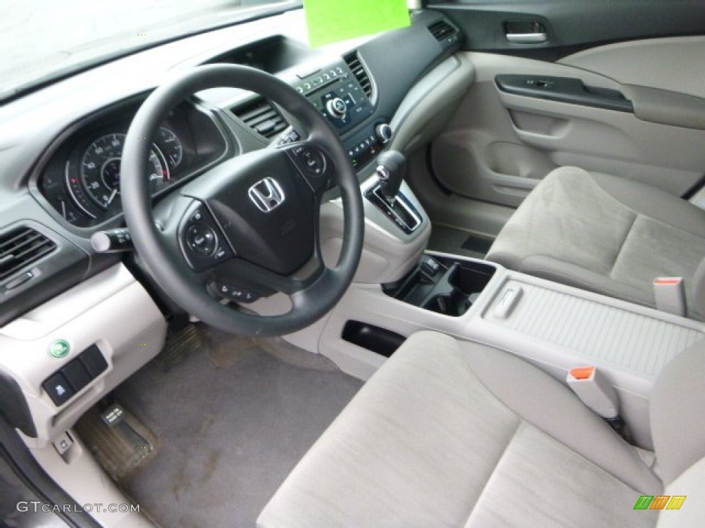 2012 Honda CR-V LX 4WD Gray Dashboard Photo #94931764