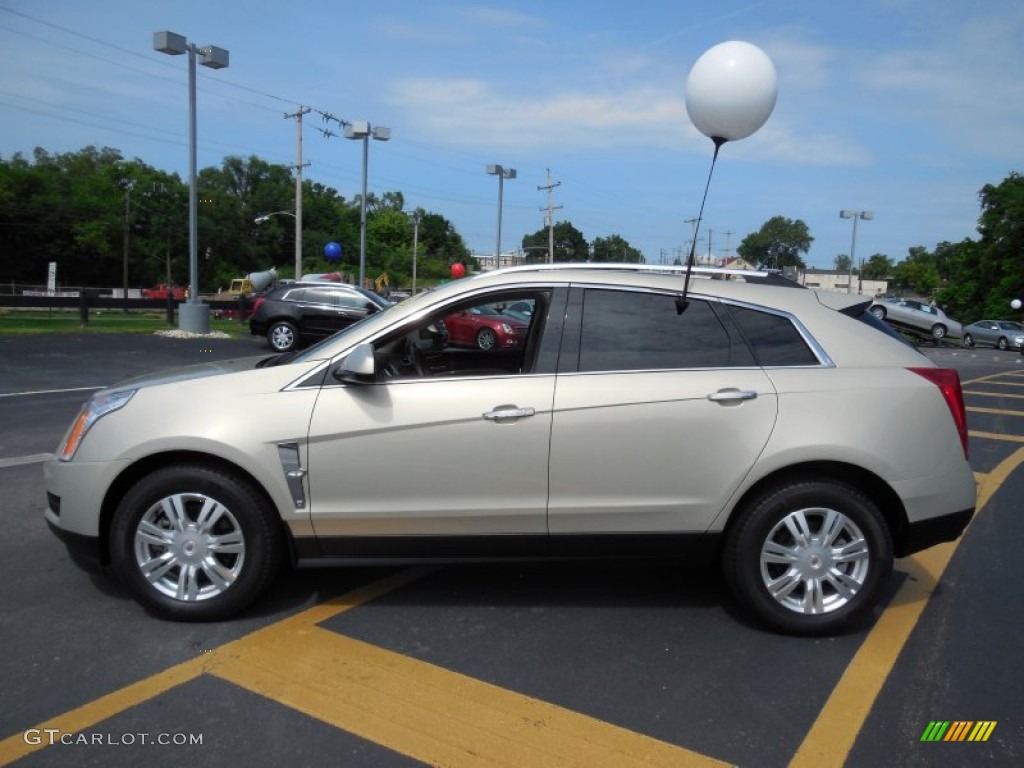 2011 SRX 4 V6 AWD - Gold Mist Metallic / Shale/Brownstone photo #4